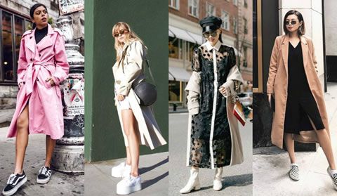 跟時(shí)尚達(dá)人學(xué)穿搭,春季這樣穿風(fēng)衣才夠時(shí)尚態(tài)度